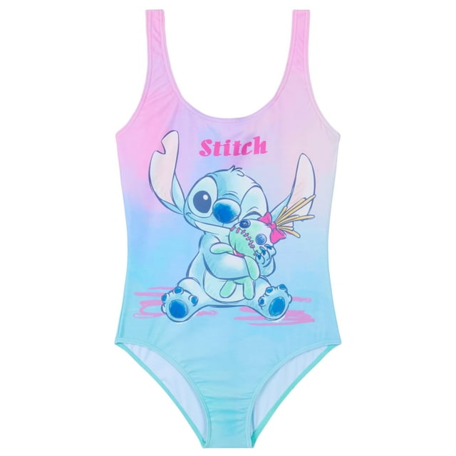 Traje de baño Disney para niñas de una sola pieza, cómodo y elástico, de 11 a 12 años