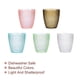 thumbnail image 3 of Vasos de acrílico de 7oz Uxcell, paquete de 4, vaso reutilizable de plástico para el hogar y al aire libre, rosa, 3 of 7