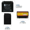 thumbnail image 2 of YTX5L-BS SLA Battery for Honda 90 TRX90X, EX 2006-2015 - 3 Pack, 2 of 6