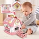 thumbnail image 2 of Juguetes Montessori para niñas de 1 año o más: juguetes para niños pequeños de 1 a 2 años, juguetes 8 en 1 con sonido, luces, música, reloj, teléfono y coche, hogar de aprendizaje inteligente (rosa), 2 of 5