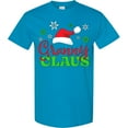 thumbnail image 3 of Inktastic Granny Claus with Christmas Santa Hat and Snowflakes T-Shirt, 3 of 5