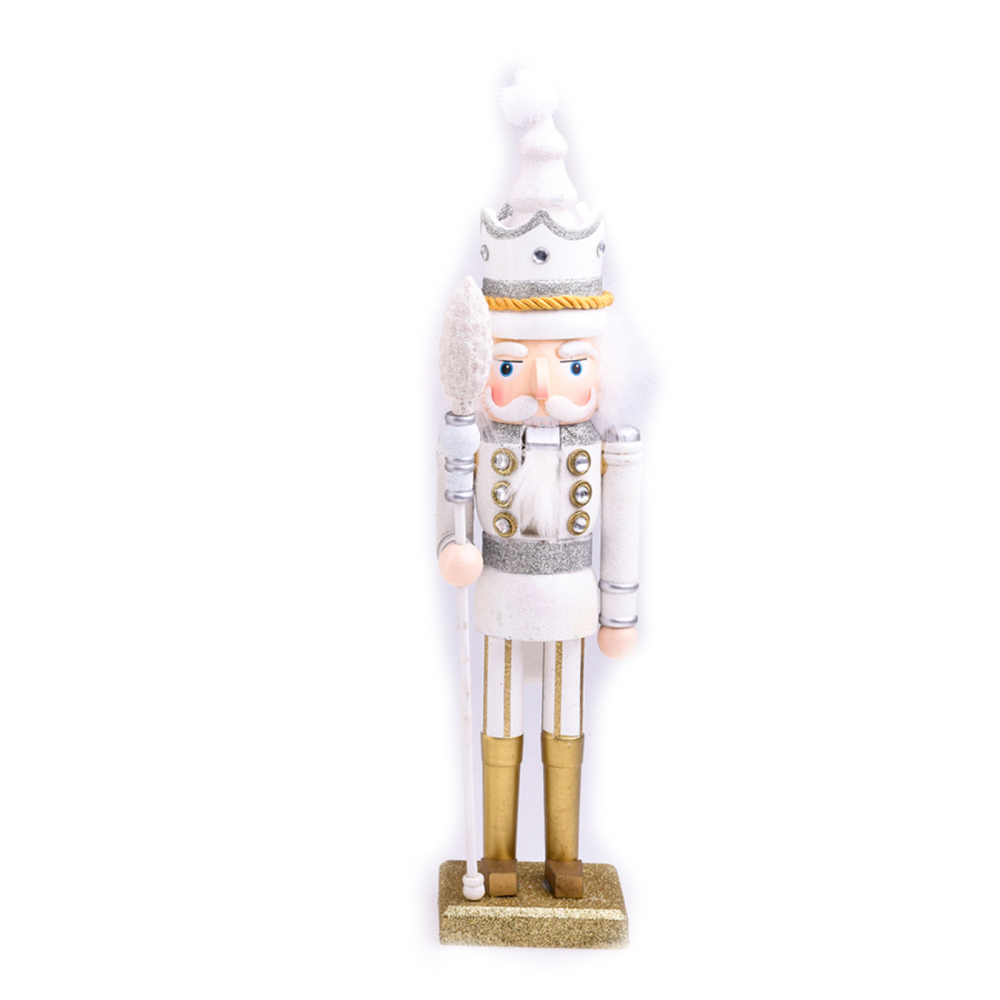 King Nutcracker Collectible Wooden Puppet Nutcracker Christmas Home
