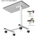 Over Bed Tables,Adjustable Pneumatic Bed Desk Mobile Laptop Standing