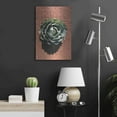 thumbnail image 6 of Luxe Metal Art 'Utah - Cactus 3' by Luxe Portfolio, Metal Wall Art, 16"x24", 6 of 9