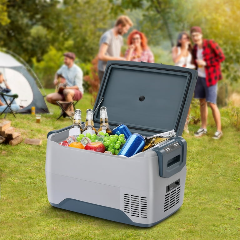VEVOR 30L Car Refrigerator Portable Freezer 32Qt Fridge 12V Camping Outdoor