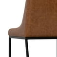 thumbnail image 6 of Simpli Home Melody Dining Chair (Set of 2) in Distressed Tan Vegan Faux Leather, 6 of 12