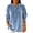 13#Blue, variant on Velvet Tops for Women Long Sleeve V Neck Button Up Henley Shirt Loose Casual Tunic Blouse Soft Pullover Tee Fall Winter Fashion Top