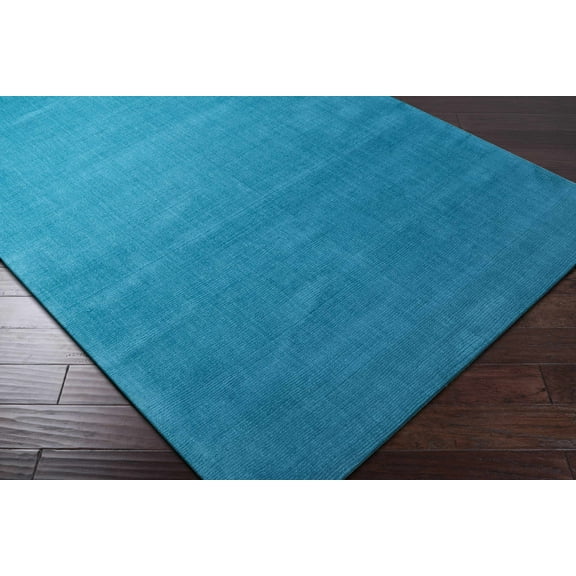 Hauteloom Evarts Wool Living Room, Bedroom Area Rug - Contemporary - High Pile - Blue - 12' x 15'