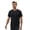 Black, variant on Men's Henley Shirts Short Sleeve Relaxed Fit T-Shirts Casual Lightweight 3 Button Basic Tee Fashion Summer Top White L