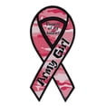 thumbnail image 1 of Magnetic Bumper Sticker - Army Girl - Ribbon Shaped Military Support Magnet - 4" x 8", 1 of 1