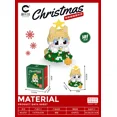 thumbnail image 1 of Bloques de construcción de árbol de Navidad para niños, juguete de ladrillos para armar árbol de Navidad, gato viejo, alce, regalo de vacaciones, novedad de 2024, 1 of 5