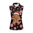 thumbnail image 5 of Yuyamidu Gingerbread Man Tennis Tank Tops Women Sleeveless Golf Shirts Candy Athletic Shirt Slim Fit Christmas Activewear Size XS, 5 of 8