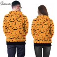 thumbnail image 3 of Sudaderas con capucha de calabaza para hombre y mujer, jersey con estampado 3D y bolsillo, disfraz de Cosplay divertido, ropa de exterior informal holgada y cálida, ropa de gran tamaño para adultos, 3 of 4