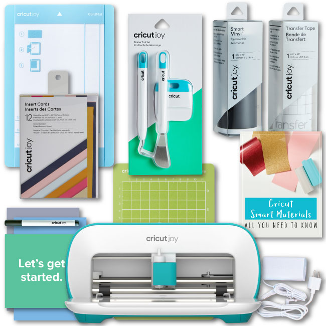 cricut joy smart machine with insert cards vinyl for