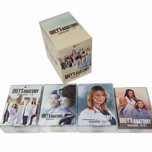 Grey’s Anatomy Season 1-21 [DVD][110 Discs] (Medical Drama, Romance, Drama, Emotional, Compatible with all DVD players)
