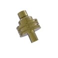 thumbnail image 1 of Allied Bouton de Cabinet en Laiton 103D 1-1/2 Pouce, Laiton Non Laqué, 1 of 2