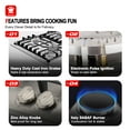 thumbnail image 3 of 30 in. NG/LPG Convertible Gas Cooktop in Stainless Steel with 4-Burners, 3 of 6