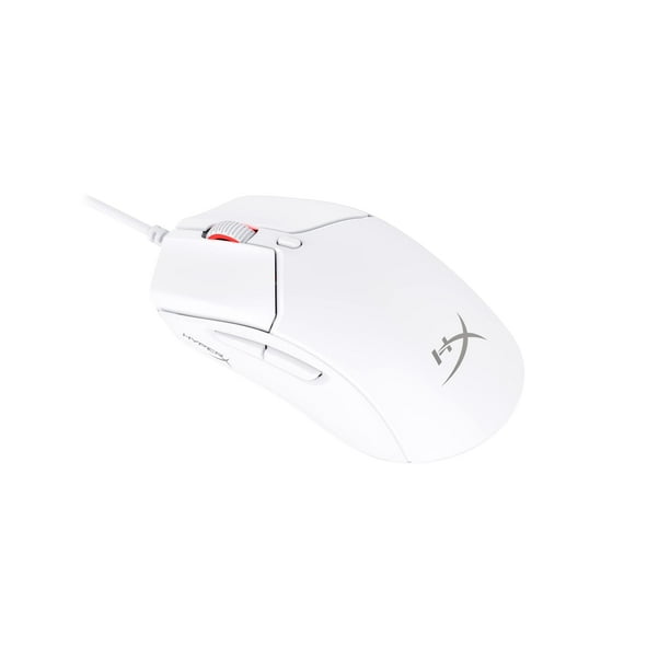 Ratón para juegos HyperX Pulsefire Haste 2 con cable, 53 g, 26 K DPI, blanco