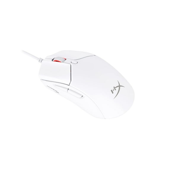 Ratón para juegos HyperX Pulsefire Haste 2 con cable, 53 g, 26 K DPI, blanco
