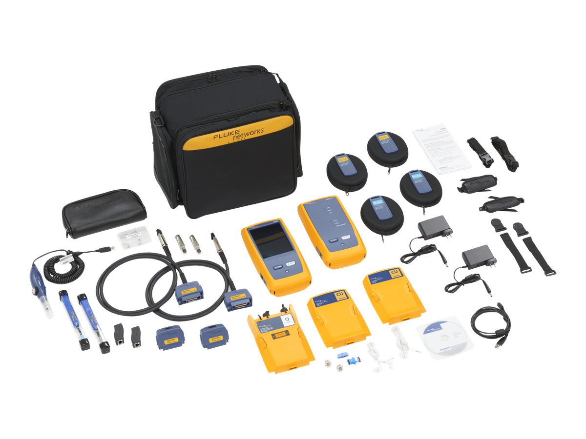 Fluke Networks DSX8000 CableAnalyzer Network tester kit with 1 Year