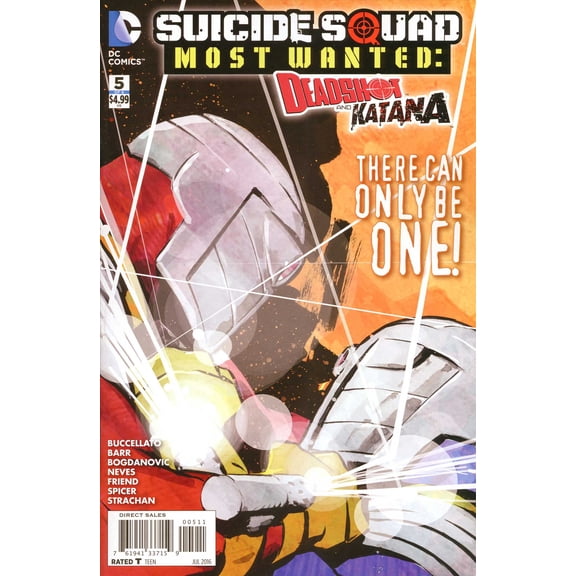 Suicide Squad Most Wanted: Deadshot/Katana #5 VF ; DC Comic Book