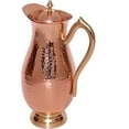 thumbnail image 3 of SAI DECORATIVE Pure Copper Royal Jug Water Pitcher Copper Hammered Drinkwater Jug for Ayurveda Healing Capacity 2 litter (1Jug & 2glass), 3 of 5