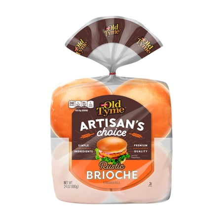 Schmidt Petite Rustic Brioche Rolls, Fresh & Soft 8 Count, 24 oz