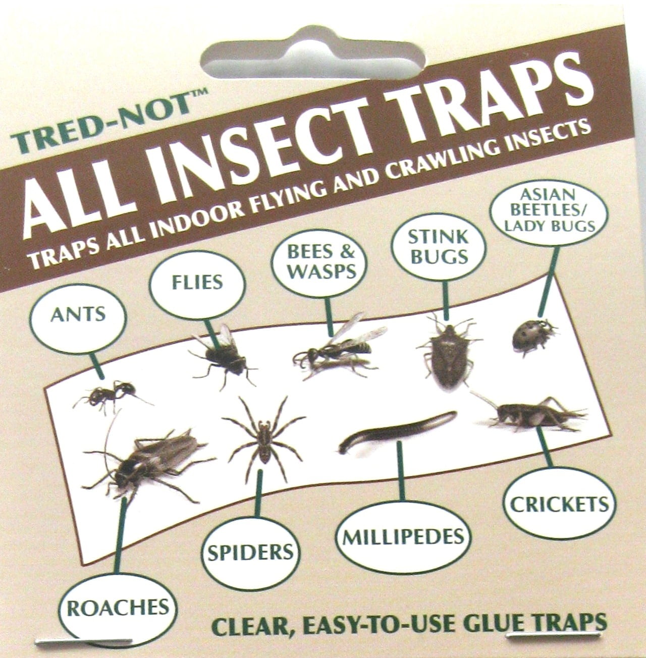 4xSticky Ant-fly Repellent Paper Insect Bug Glue flytrap Catcher Mosquito `QE 