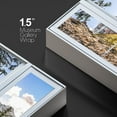 thumbnail image 4 of wall26 Canvas Print Wall Art Window View Snow Capped Mountain Range Forest Lake Wilderness Nature Photography Realism Scenic Landscape Colorful Multicolor for Living Room, Bedroom, Office - 16"x, 4 of 5