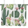 thumbnail image 5 of Tropical Green Plant Cactus Curtains in the Kids Bedroom Living Room Hall Window Treatments Kitchen Decoration Drapes Blinds, 5 of 7