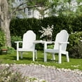 thumbnail image 2 of Wildridge Classic Deck Chair Tete-A-Tete, White - Outdoor Weather Resistant HDPE Furniture for Patio, 2 of 4