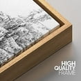 thumbnail image 3 of IDEA4WALL Framed Wall Art Print Set Winter Wonderland Snowy Pine Tree Forest Nature Modern Decorative Boho for Living Room, Bedroom, Office - 24"x36"x3 Natural, 3 of 5
