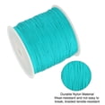 thumbnail image 4 of Unique Bargains 0.8mm x 109 Yard Nylon Satin Cord 0.8mm Beading String Braided Rope, Cyan, 4 of 6