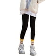 thumbnail image 4 of YunPes Kids Fleece Lined Tights Girls Cute Graphic Warm High Waist Stretchy Leggings Winter Cozy Thick Soft Cotton Pantyhose, 4 of 6
