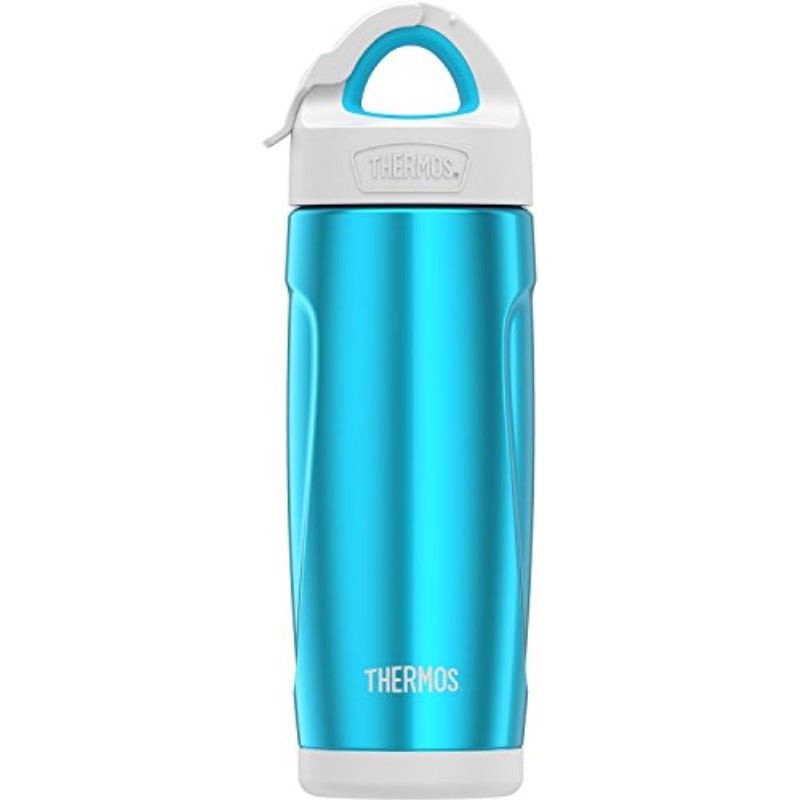 Insulated Stainless Steel Smoothie or Water Bottle with Flexstraw THERMOS 18 oz 