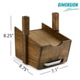 thumbnail image 2 of Bekitchen Laundry Detergent Stand, Laundry Organizer Storage Dispenser to Hold Liquid Detergent or Fabric Softener, No Spills (Jacobean), 2 of 5
