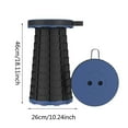 thumbnail image 2 of Aqestyerly Portable Foldable Telescopic Stool Lightweight Retractable Travel Stool for Adults Camping HWRETIE, 2 of 6