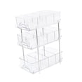 thumbnail image 4 of Organizador de gabinete deslizante extraíble, bandeja organizadora de almacenamiento para baño, armario, estante de tocador de cocina, transparente 309x188x40cm, 4 of 8