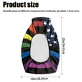 thumbnail image 7 of Uorisanigo 10x23 Inches ATV Seat Covers Replacement Compatible with Most ATV Seats Complete Seat Replacement, Breathable Fabric Dustproof Covers, Easy Installation(LGBT Rainbow Pride), 7 of 7