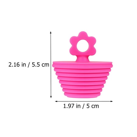 

2pcs Bathtub Stoppers Silicone Bathroom Sink Drain Plugs Bath Tub Stoppers(Random Style)