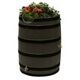 thumbnail image 2 of Good Ideas Rain Wizard 65 Gallon Rain Barrel with Darkened Ribs - Oak, 2 of 6