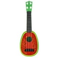 thumbnail image 2 of CQCYD under $5 2Pcs KidsGuitar Ukulele Beginner, KidsBeginner Ukulele Guitar, 14 Inch 4 String Musical Instrument, Early EducationToyforChildren, Mini Fruit Shape Practice Ukulele, 2 of 9