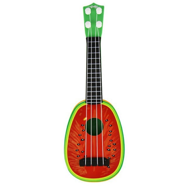 DPTALR Kids Guitar Ukulele Beginner Musical Instrument 14 Inches With 4 Strings Mini Guitar For Skill Improving Kids Play Early Educational Pre School Children Toddler