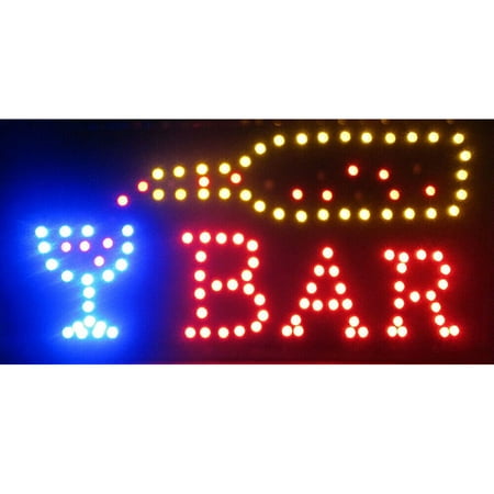 

19 x10 Bright Animated Motion LED Neon Light Restaurant Cafe Bar Business Sign