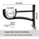 thumbnail image 2 of Curtain rod brackets, double curtain rod hooks, heavy curtains., 2 of 5