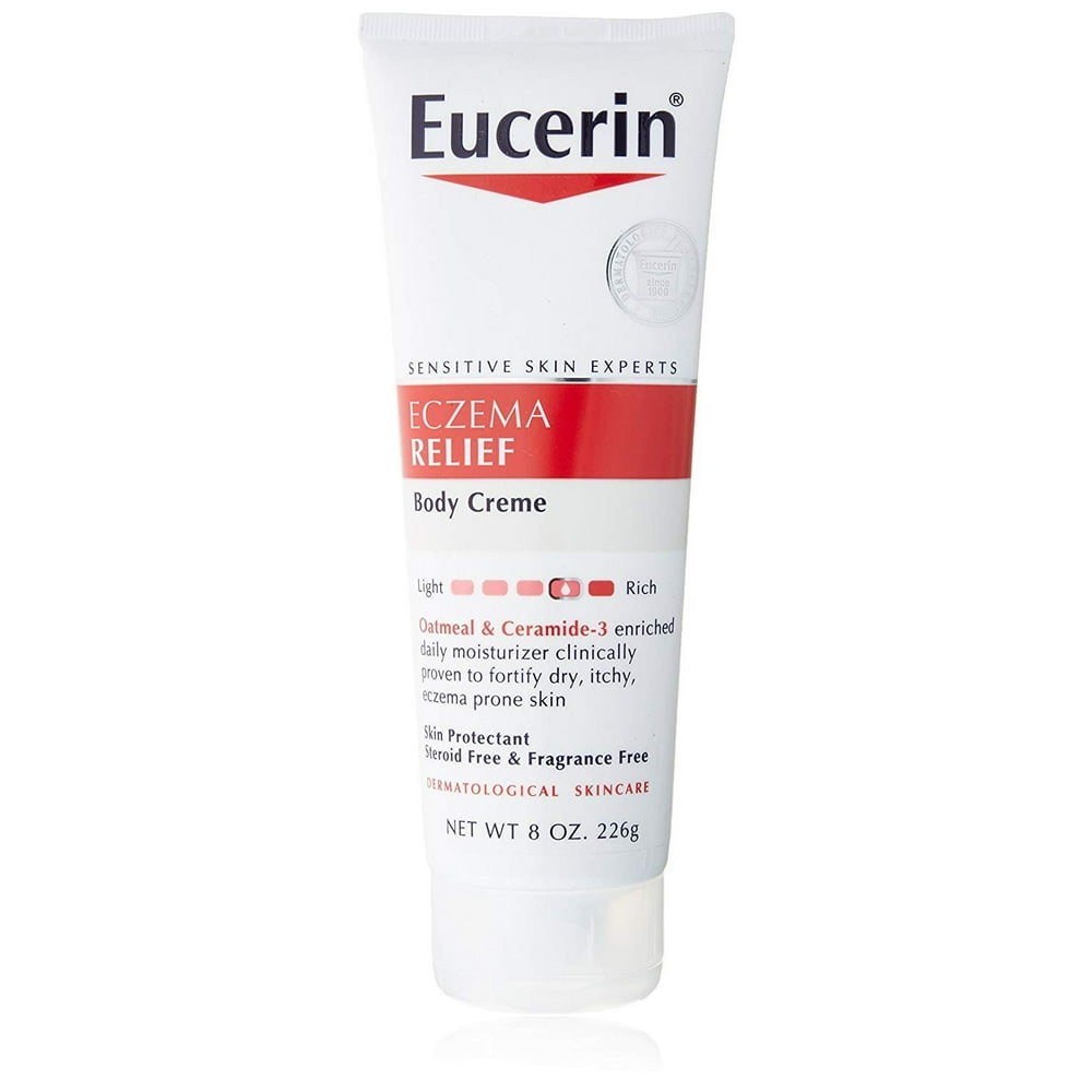 2 Pack Eucerin Eczema Relief Body Creme, 8 Ounce