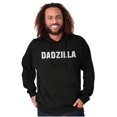 thumbnail image 4 of Funny Fathers Day Gift Dadzilla Men Big & Tall Graphic Hoodie Brisco Brands 4X, 4 of 6