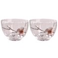 thumbnail image 1 of 2pcs Japanese-style Tea Cup Heat-resistant Drinking Cup Plum Flower, 1 of 5