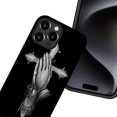 thumbnail image 2 of Case for iPhone 16 Pro Max, Cross Jesus Pray Gands Phone Case Military-Grade Drop Protection Cover for Women Girl - Frosted, 2 of 7