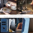 thumbnail image 6 of Leather For Samsung Galaxy S25 Edge 5G 6.7-inch Case , RFID Blocking,Flip Color blocking Wallet Leather Case With Card Holder Magnetic Closure Shockproof Kickstand Protective Phone Cases Cover, 6 of 7